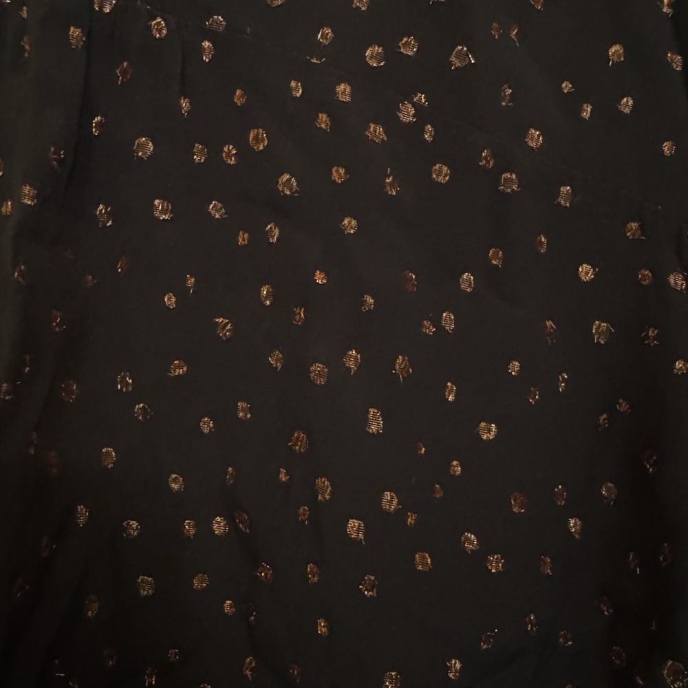 Madewell Rhyme Top In Metallic Dots Women's Size Small - Picture 2 of 10
